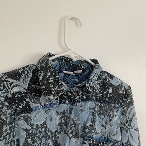 Denim long sleeve shirt